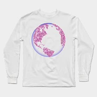 flower world design by indonesia68 Long Sleeve T-Shirt